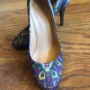 J. Crew Patterned Heels